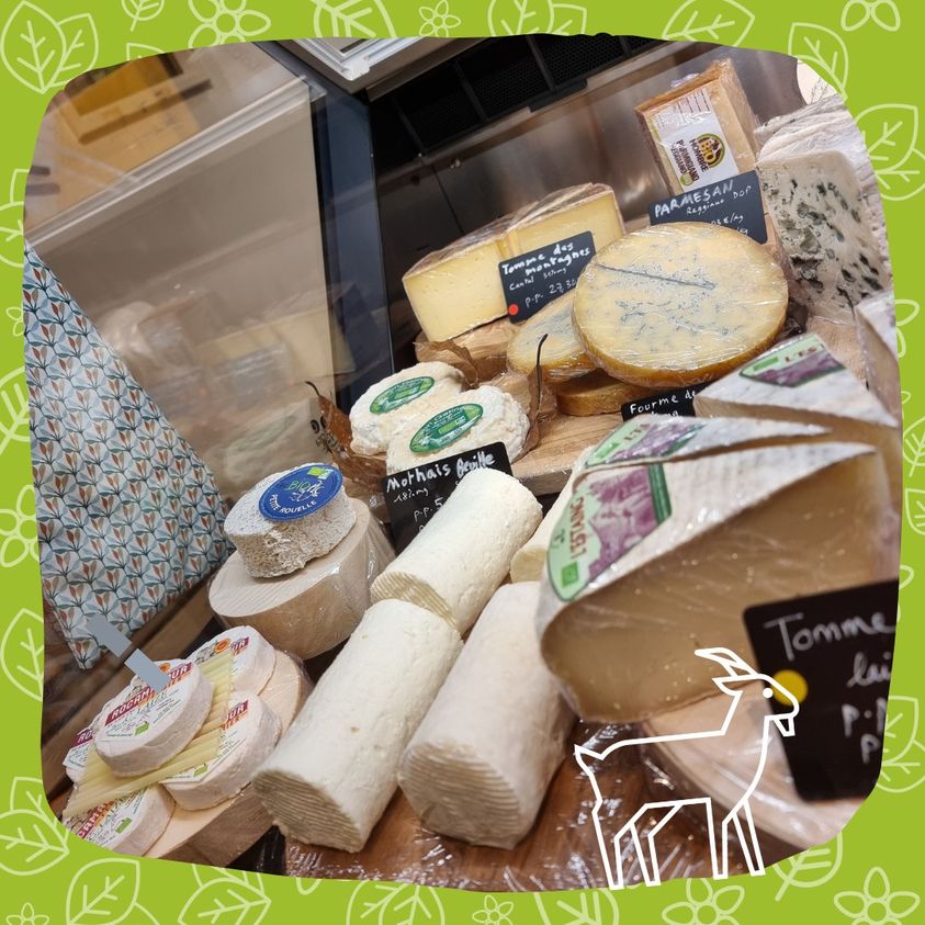 Arrivage de fromages de chèvres et brebis dans vos deux Biocoop